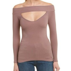 NWT free people intimately find me ribbed top in twilight mauve